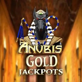 Anubis Gold Jackpots slot visual from Inspired Gaming available on manekispins.it