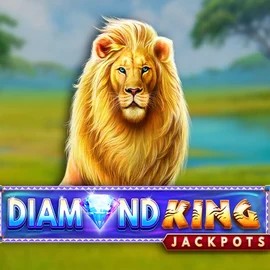 Jackpots logo of Diamond King Jackpots from SpinPlay Games at Maneki Spins Casino