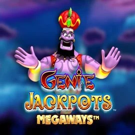Genie Jackpots Megaways casino game by Blueprint Gaming – featured logo at Maneki Spins Casino