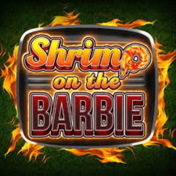 Shrimp on the Barbie logo by Greentube at Maneki Spins Casino