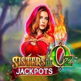 Sisters Of Oz Jackpots logo by Triple Edge Studios at Maneki Spins Casino