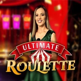 Official Live Casino logo: Ultimate Roulette by Ezugi at Maneki Spins Casino